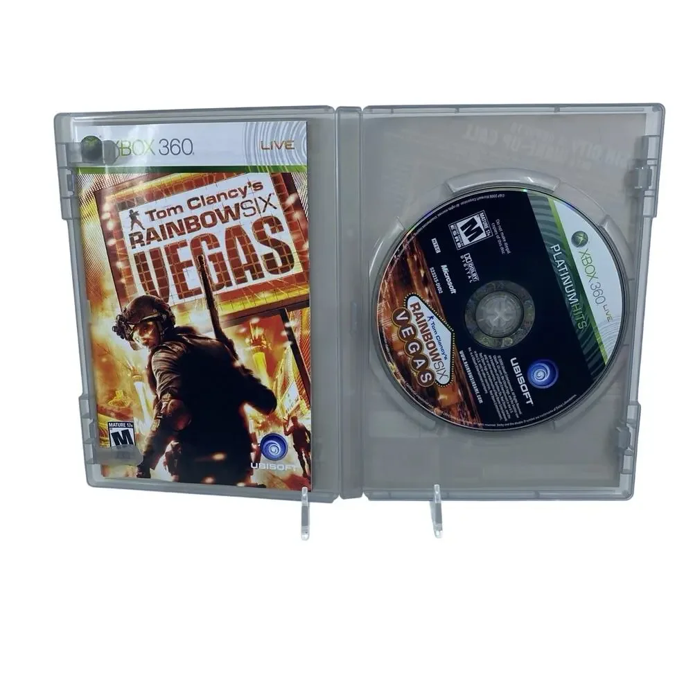 Tom Clancy Xbox 360 Lot Rainbow Six Vegas 1 & 2 Ghost Recon Complete CIB